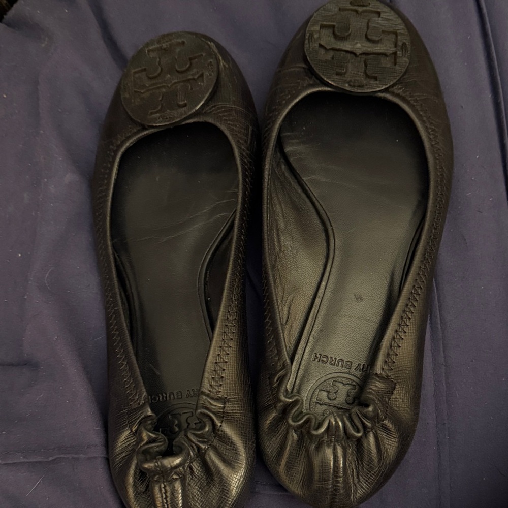 Tory Burch ballet Leather Flats size 7